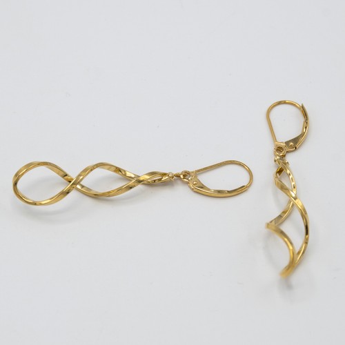 Orecchini in oro giallo 18 kt pendenti A.970 - Foto 2 di 8