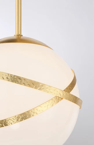 Minka Lavery Atlys 3 Light Pendant, Spring Gold Leaf - Picture 6 of 6