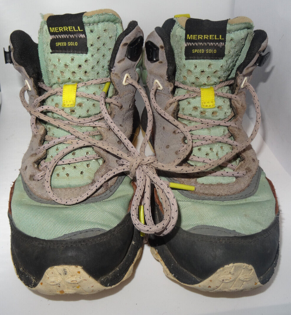 Stivali da trekking Merrell Speed Solo donna 6 5 Mid impermeabili suola Vibram J05098