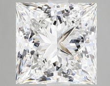 Lab-Grown Diamond 3.83 Ct Princess E SI1 Quality Very good Cut GIA Certified 760.86 per carat