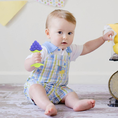 Teething Toys for Baby, Teethers with Banana Toothbrush Teeth Brushing,Bpa-Free, - Picture 9 of 12