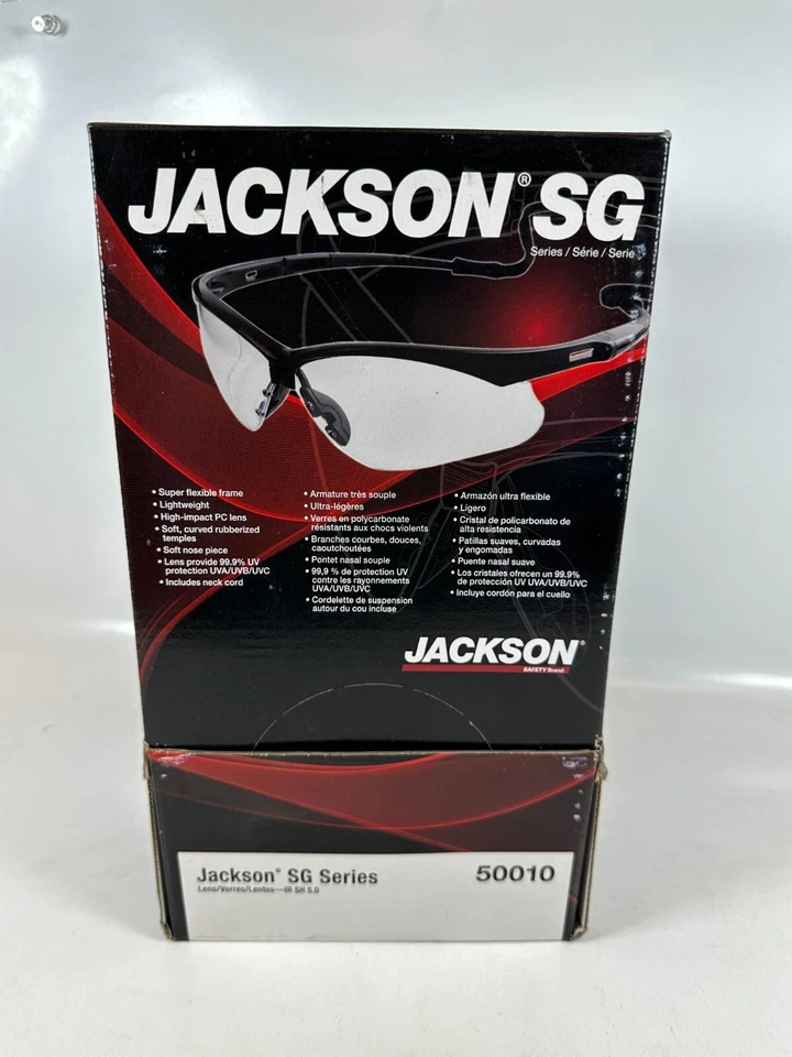 Lente Jackson Safety Brand SG Series 50010 IR SH 5.0 Ligera NUEVA Envío Gratuito Foto 3 de 4
