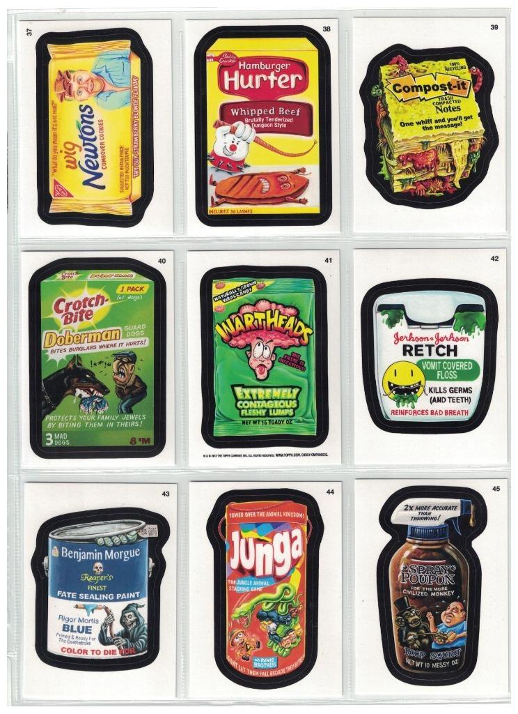 2013 Topps Wacky Packages ANS11 Series 11 COMPLETE SET of 55