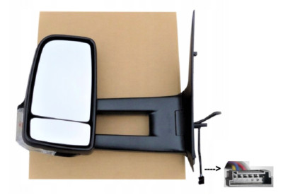 Vetro Specchietto Specchio Grandangolo Sinistro Inferiore Riscaldabile Mekra MB Sprinter 906