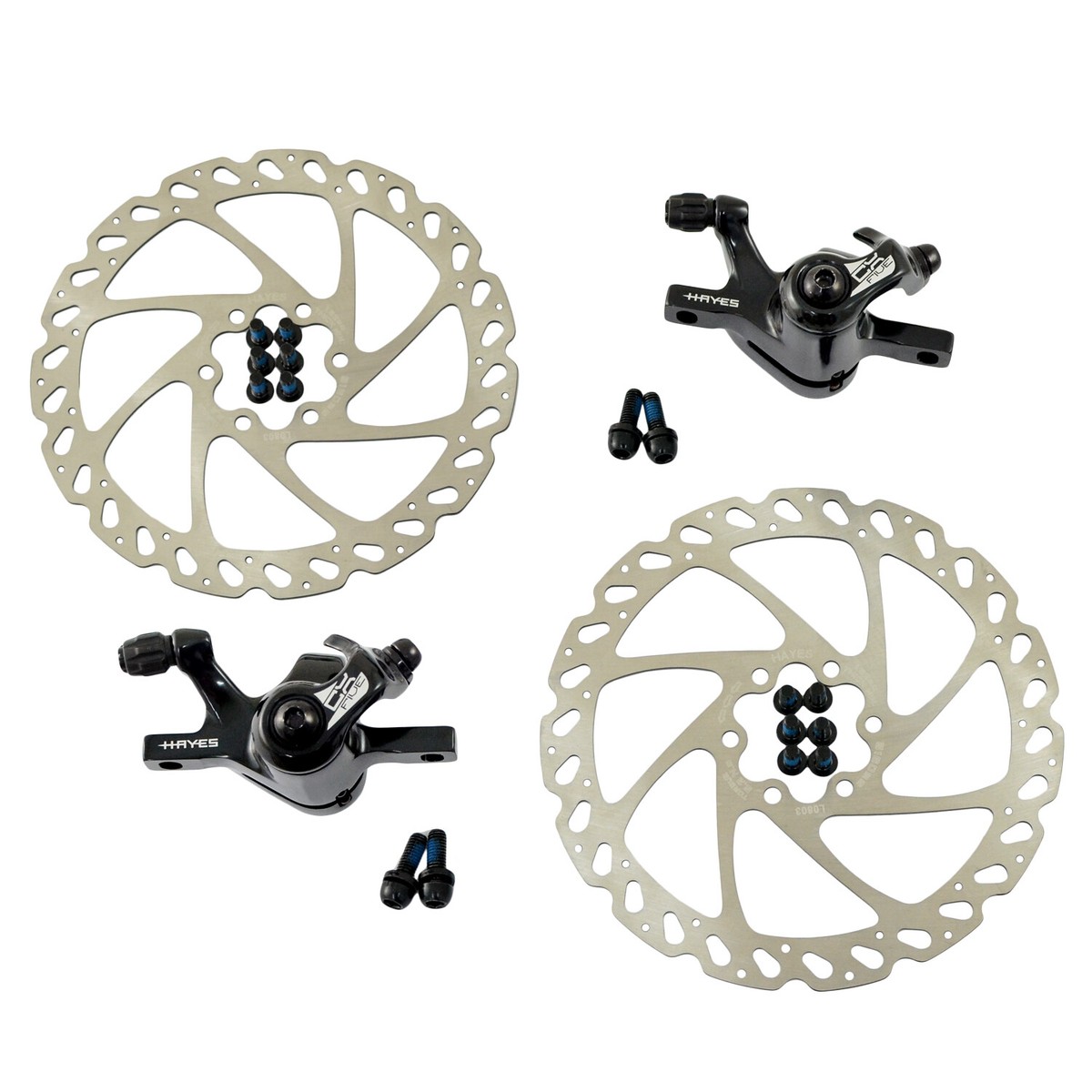 Hayes CX Road Alloy Mechancial Disc Brake Set w/ 160mm Rotor (F+