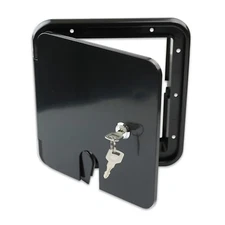 Black Square Electric Cable Hatch Back RV Camper Trailer Parts Home  1LB