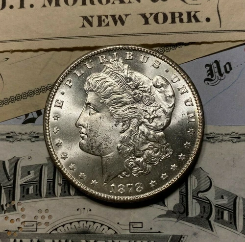 ✯1878 S GEM BU Morgan Silver Dollar MS ✯1 Choice Mint UNC+ From Roll Estate Lot✯