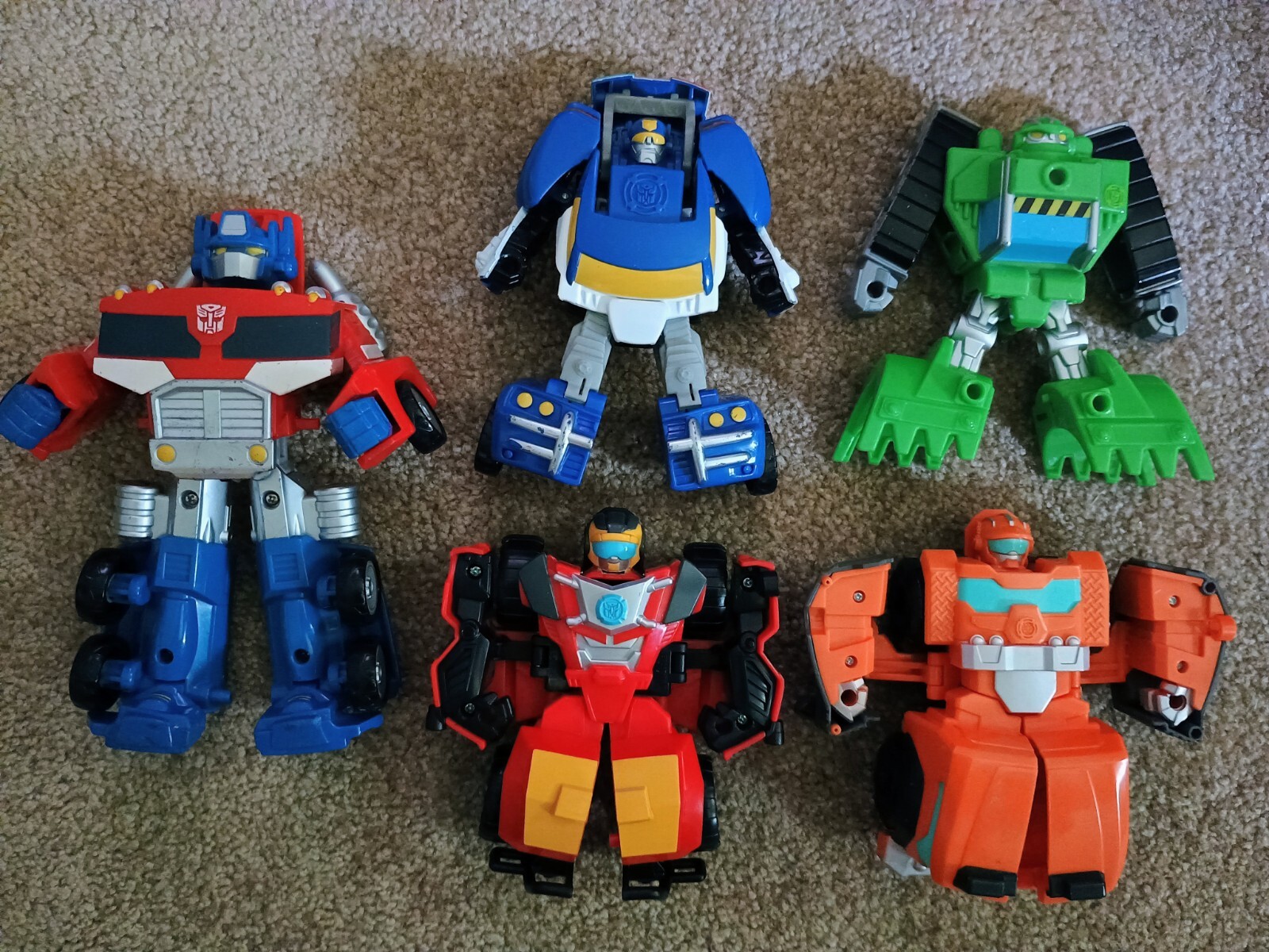 Lot Playskool Heroes Transformers Rescue Bots Optimus Prime