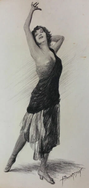 Figuras de arte en Miniatura dibujos de carbón