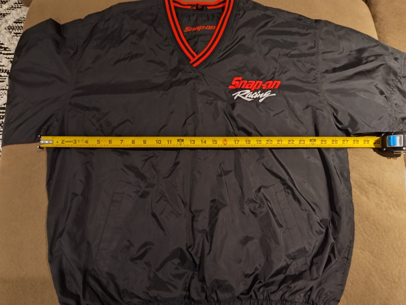 Snap-On Tools Windbreaker Pullover Jacket Men's S… - image 8