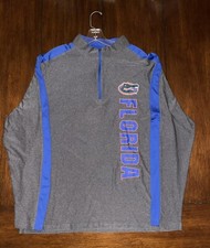 Florida Gators 1/4 Zip XL Colosseum lightweight performance pullover-NWT-Rtl 45