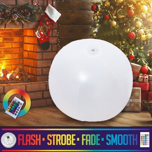 LED Night Light Ball 15-inch 16 Colors and Dimmable Globe Light with Remote - Picture 11 of 11