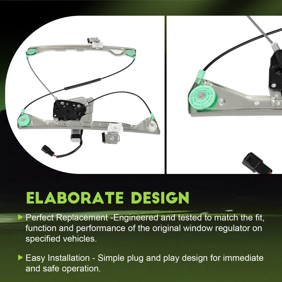 Regulador de janela de energia traseira esquerda com motor para Buick Rendezvous 2007-02 - Imagem 4 de 4