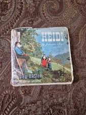 1960s VIEW-MASTER B-425 "HEIDI" COMPLETE 3-REEL PACKET WITH BOOKLET