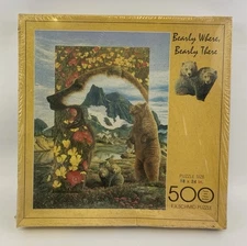 F.X. Schmid Bearly Where, Bearly There Jigsaw Puzzle 18x24 1000 Piece Sealed