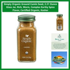 2.31 Oz Organic Ground Cumin - Certified Kosher Spice for Cooking