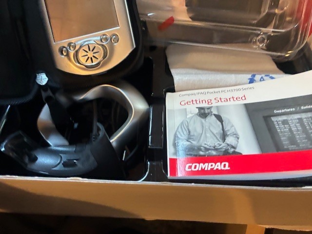 2002 Compaq iPAQ Pocket PC 3765 Mint In Orig Box/Complete/Tested