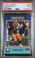 Jerome Bettis ROOKIE Rare LA Rams 1994 Sports Illustrated for Kids SI Mint PSA 9