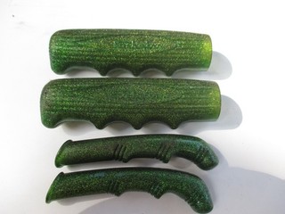 Schwinn Green Pea Picker Grips & Brake Lever Grips in Nice Used Cindition