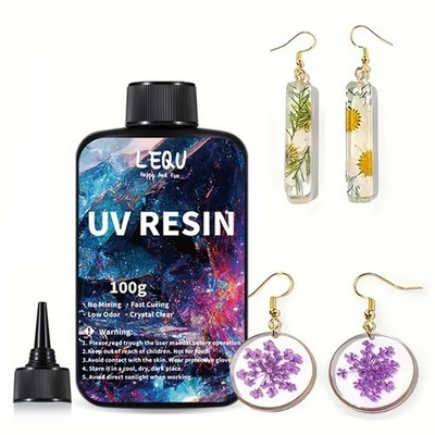 UV Epoxy Resin Glue High Clarity Fast Drying DIY Jewelry Making Adhesive