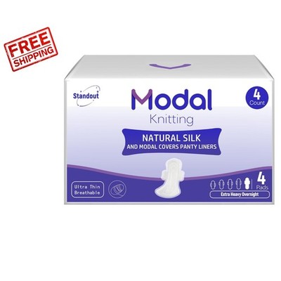 Unscented Ultra Thin Sanitary Napkins with Wings - Heavy Flow Protection
