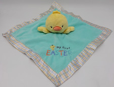 Magic Years My First Easter Yellow Chick Duck Rattle Security Blanket Lovey