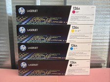 HP LASERJET 126A SET OF 4: CE310A, CE311A, CE312A, CE313A