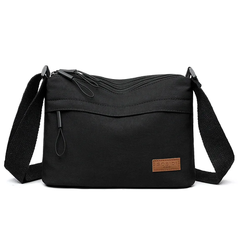 Women’s Nylon Shoulder Crossbody Bag Multi-Pocket Tote Casual Travel Handbag