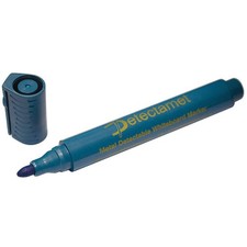 DETECTAMET, INC. Dry Erase Marker Set,Blue,Capped,PK10 52HV20