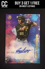 2021 Bowman Inception #PA-ER Endy Rodriguez Autographs #/600 Pittsburgh Pirates