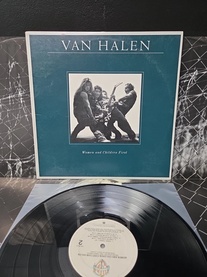 Van Halen Women And Children First Lp Vinyl 1980 1st Press W/Poster VG++/EX Wax - Image 2 of 4