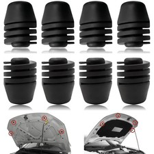 8 Pcs Hood Rubber Cushion Bumper Bonnet Spin Stops Black