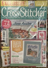Cross Stitcher magazine September 2025 Issue 426 Seaside Escape Card  Kit
