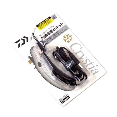 Daiwa reel Christie wakasagi External power supply kit Black F/S w/Tracking# NEW - Image 1 of 3