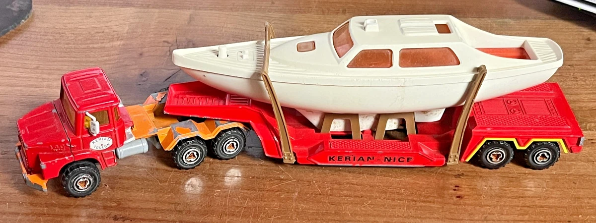 Camion Semi-remorque Scania Majorette Vintage 1/60 - Porte-voilier, Thème Kerian Nice