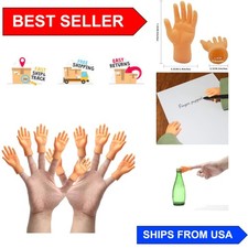 10-Pack Tiny Hands Finger Puppets in Eco-Friendly Material - Fun Gifts 