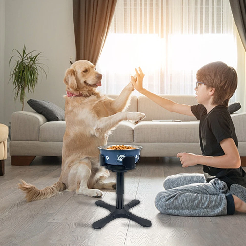 Hundenapfständer, verstellbar, einzelner Futternapfständer für Hunde, hochkla - Bild 4 von 4