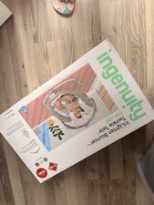 Ingenuity InLighten Bouncer Twinkle Tails Gray 8266 Portable Vibration Music