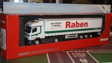 Herpa 321044 Mercedes-Benz Actros L ProCabin Streamspace Sattelzug Raben Neu