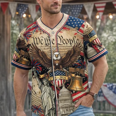 USA 250th Anniversary Hawaiian Baseball Jersey