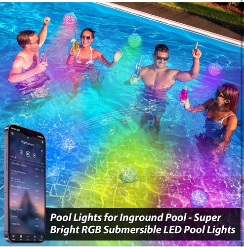 Pool Lights (Plug-in) - App & Remote Control- Super Bright RGB - Picture 6 of 6