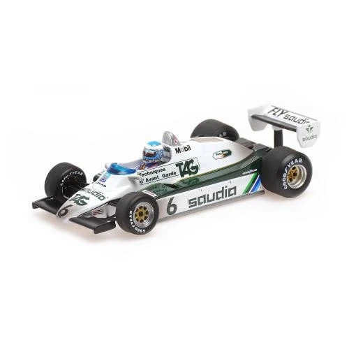 1:43 MINICHAMPS Williams F1 Fw08 #6 Dirty Version 1982 Keke Rosberg 436826606 Mo - Image 2 of 2
