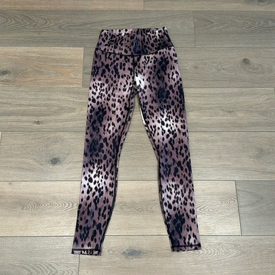 FABLETICS Brown Tan Black Spotted Define PowerHold High Waist Leggings Size S