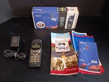 Vintage Nokia 918P Gray Cell Phone w/ Original Box, Powers On, No Service