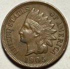 1905 Indian Head Cent — Ch. AU+ Condition 🔥 Original Surfaces