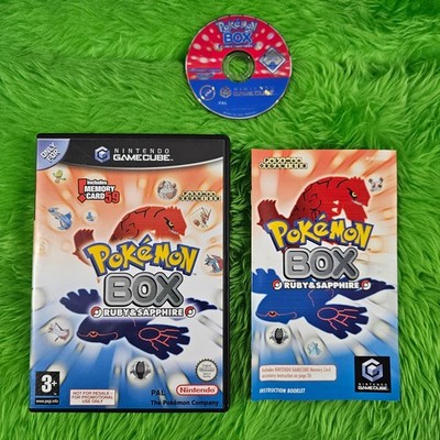 gamecube POKEMON BOX Rubin & Und Saphir *CLUB VIP VERSION* PAL UK Pokémon