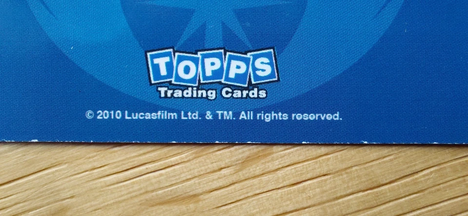 LE4 Anakin Skywalker Force Attax Serie 1 (deutsch) - Limited Edition aus 2010 - Bild 3 von 4