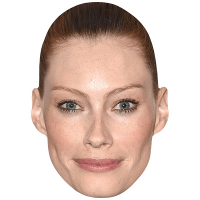 Alyssa Sutherland (Hair Up) Promi Maske, flaches Kartengesicht, Kostüm Maske