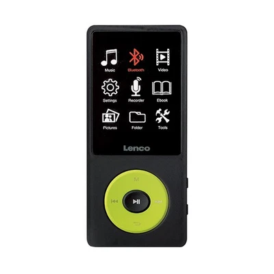 Lenco, MP3/MP4 Player 8GB mit Bluetooth Farb-LCD Display / Grün - Bild 1 von 4