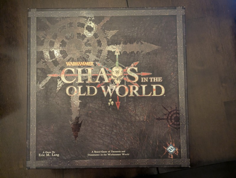 CHAOS IN THE OLD WORLD - BOARD GAME FANTASY FLIGHT GAMES WARHAMMER 2009 Unplayed